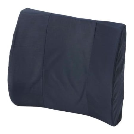 Healthsmart Standard Lumbar Back Support Cushion, 14in x 13in, Navy 555-7300-2400HS